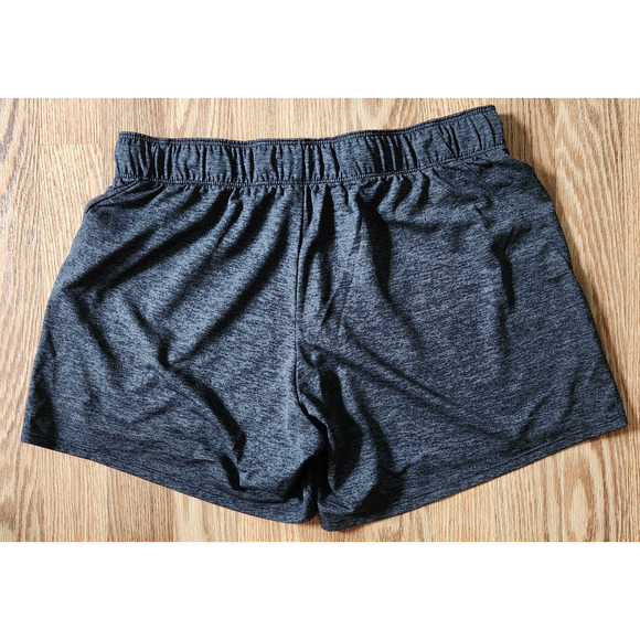 Nike Dri-Fit Lounge Shorts Size Medium Gray Black Spacedye - Picture 2 of 5